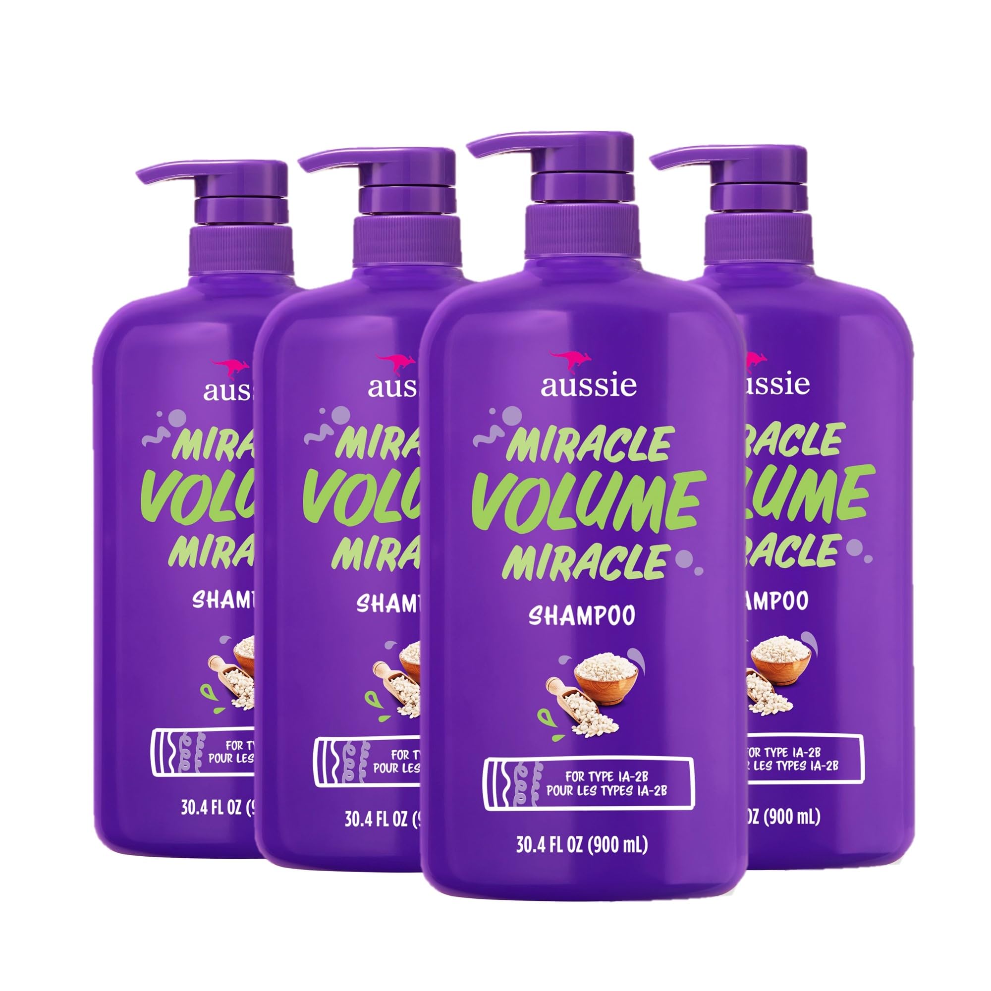Aussie For Fine Hair Paraben-free Miracle Volume Shampoo With Plum